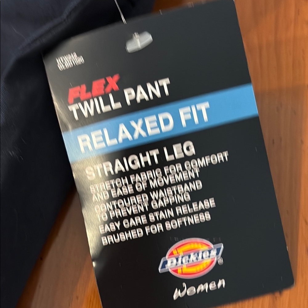 Dickies Black Chinos Structured Cotton Blend - Picture 3 of 8